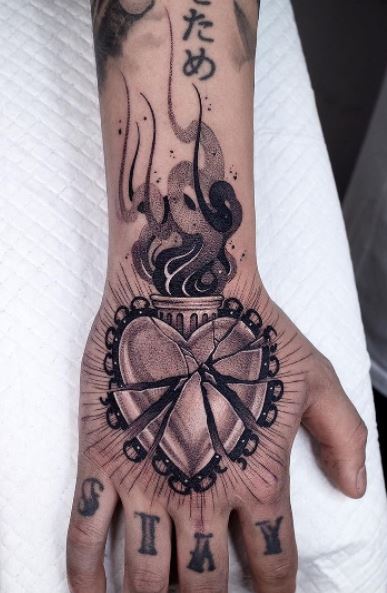 Trendy Broken Heart Tattoos - Designs, Ideas & Meaning - Tattoo Me Now