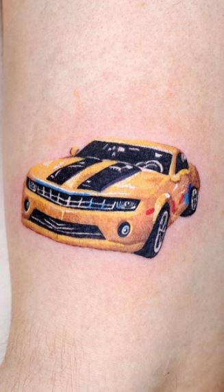 BlackGrey Car tattoo men at theYoucom