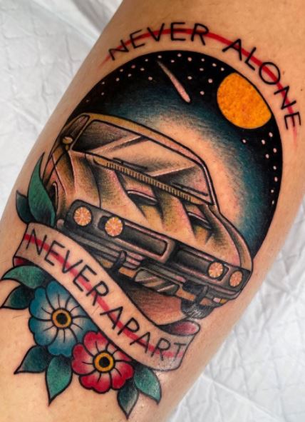 safari car tattoo