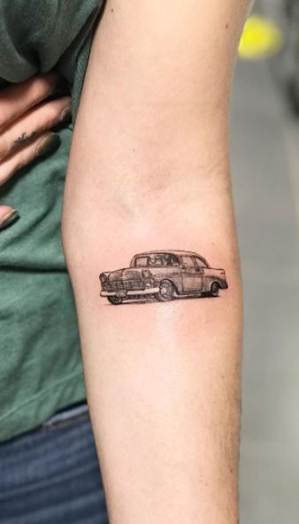 15 Cool and Classic Car Tattoo Designs With Meanings