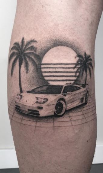 Top 30 Ferrari Tattoos For Men