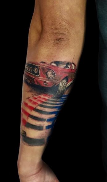 50 Car Tattoos | Designs, Ideas & Inspiration - Tattoo Me Now