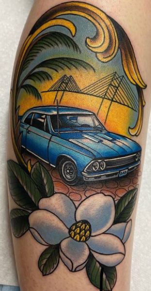 20 Original Car Tattoo Ideas For Men  Styleoholic