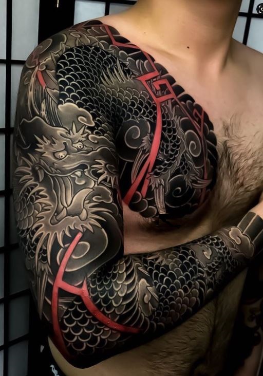 35 Awesome Traditional Japanese Sleeve Tattoos - Tattoo Me Now