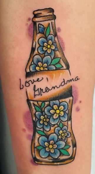 RIP Grandma  Dad tattoo