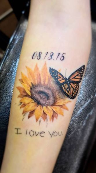 12 Butterfly Memorial Tattoo Ideas To Inspire You  alexie