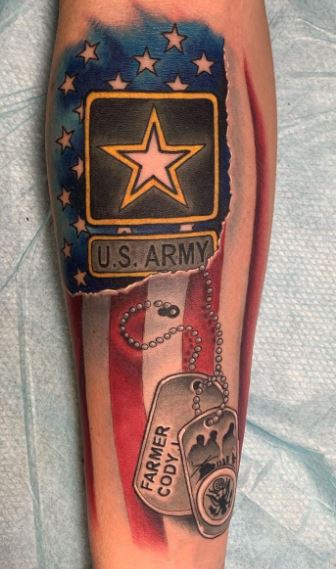 Cherry Bomb  Wrist cover up from yesterday with army star and heart army  mom tattoo by ronthanks Aimee GravesBoone  Facebook