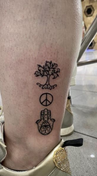37 Stunning Peace Sign Tattoo Ideas That You Will Love To Have  Psycho Tats