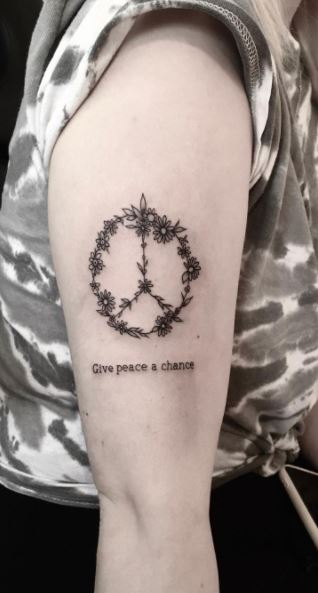 27 Amazing Peace Tattoo Ideas with Meanings  Body Art Guru