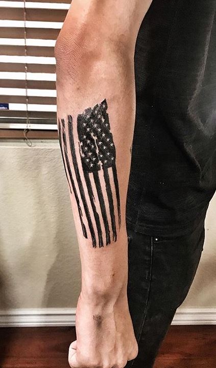 Google Image Result for httpswwwtattoomenowcomtattoodesignswpcontentuploads   Military tattoos American flag forearm tattoo American flag sleeve  tattoo