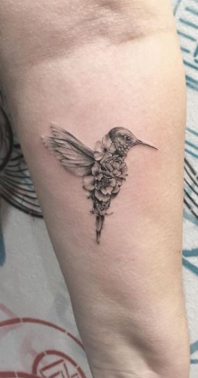 small fine line hummingbird on my ankle fresh vs 25 years  ragedtattoos