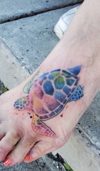 150 Cute Sea Turtle Tattoos Designs with Meanings 2023  TattoosBoyGirl