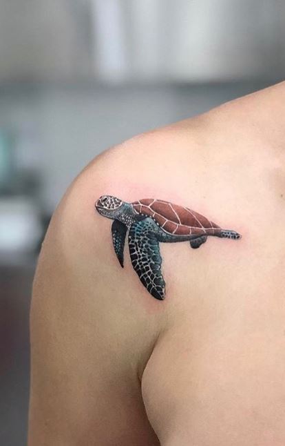 85 Best Sea Turtle Tattoo Designs  Meanings  2019