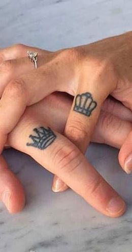 165 Matching King And Queen Tattoos For Couples 2023