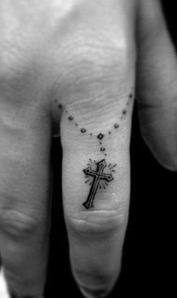 Top 70+ rosary tattoo finger super hot - in.cdgdbentre