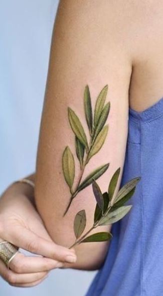 Custom Lion and Green Leaf Tattoo by Enoki Soju by enokisoju on DeviantArt