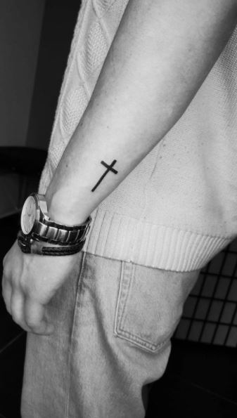 Top 10 ideas for cross tattoo designs Praying Hands on Stylevore