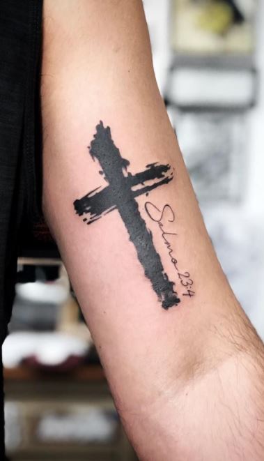 150 Best Cross Tattoos for Men 2020