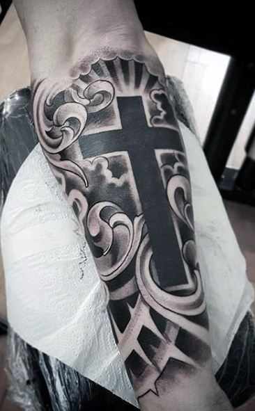 85 Amazing Cross Tattoos, designs, and ideas