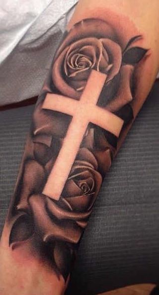 44 Best Cross Tattoos For Men  TattooTab