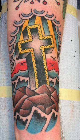 50 3D Cross Tattoo Designs For Men  Jesus Ink Ideas