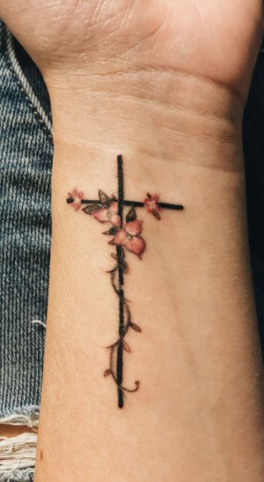 Discover 64+ cross tattoo with barbed wire best - thtantai2
