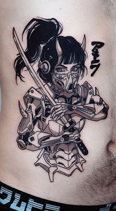 75 Mindbending Cyberpunk Tattoos That You Must See  Tattoo Me Now