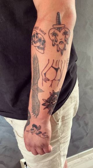 Man Offers Advice for Those Wanting Patchwork Arm Tattoos  TatRing News