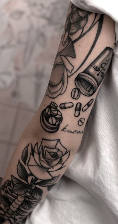 85 Mesmerizing Patchwork Tattoo Designs To Get Inked This Season  Psycho  Tats