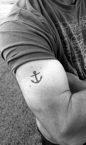 Simple arm tattoo