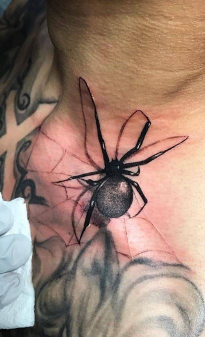 3d spider  tattoo design harryblacktattoosstudio By artist  harrynathani7885 harryblacktattoosstudio For more enquiry contact   Instagram