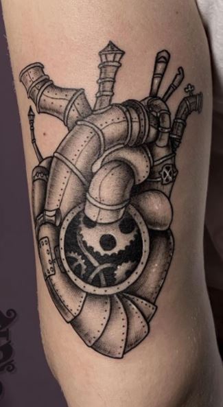 Industrial tattoo tattoo by Arlo DiCristina | Photo 25031