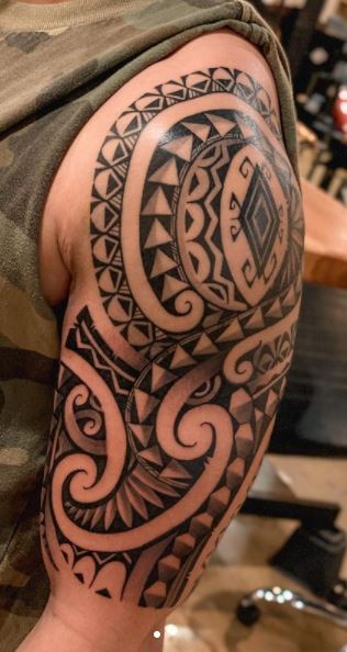 Memorial Piece For Upper Arm Half Sleeve By Michael Custom Tattoo 103283 -  Designhill