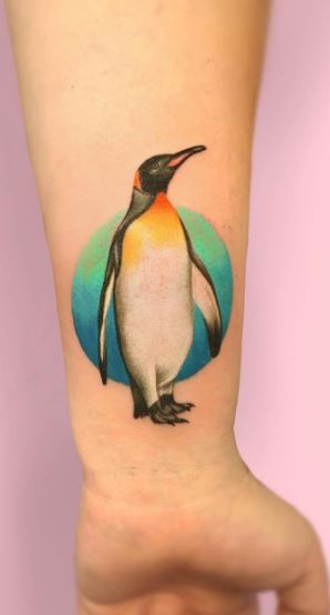 13 Elegant Penguin Wrist Tattoos