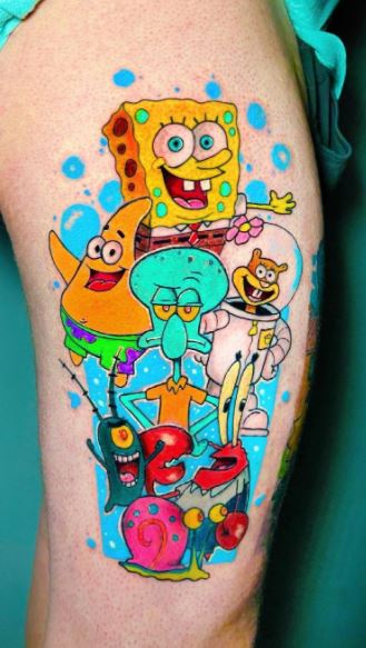 SpongeBob SquarePants Tattoos  AA Global Industries
