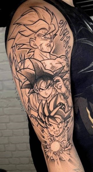 dragon ball z tattoo gohan with gokuTikTok Search