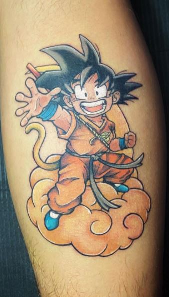 Impresionantes tatuajes de Goku para fanáticos de Dragon Ball Z bebe tattoo Impresionantes tatuajes de Goku para fanáticos de Dragon Ball Z