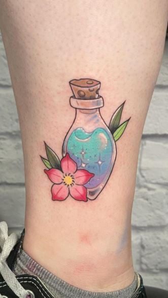 75 Enchanting Potion Bottle Tattoos Designs  Ideas  Tattoo Me Now