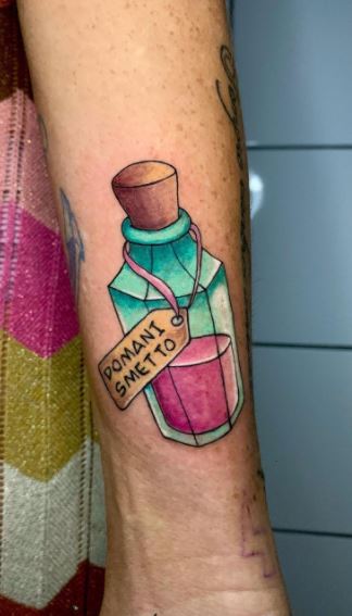 75 Enchanting Potion Bottle Tattoos, Designs, & Ideas - Tattoo Me Now