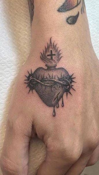 Update 93+ about sacred heart tattoo super cool .vn