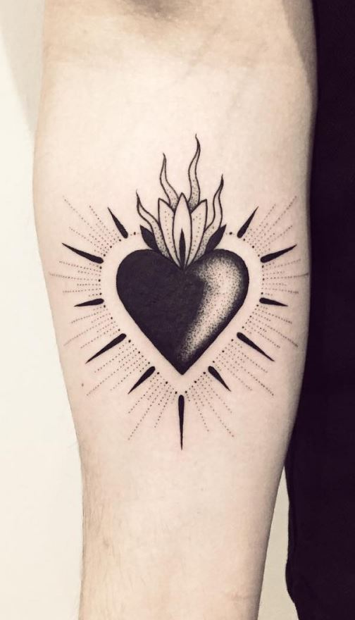 Most Sacred Heart of Jesus Tattoo by maxebrother  Tattoogridnet