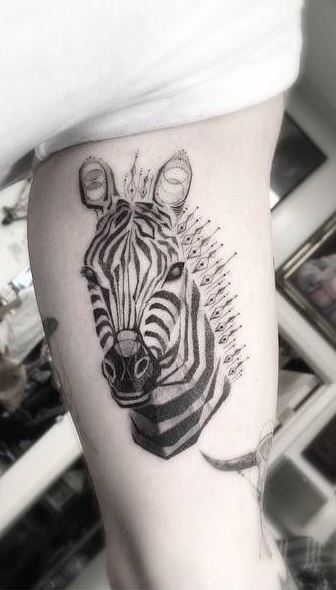 65 Trendy Zebra Tattoos, Ideas, & Meaning - Tattoo Me Now
