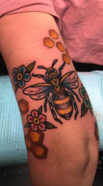 50 Bee Tattoo Designs For Men  A Sting Of Ink Ideas