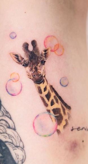 Temporary Tattoo Giraffe Waterproof Ultra Thin Realistic Fake  Etsy