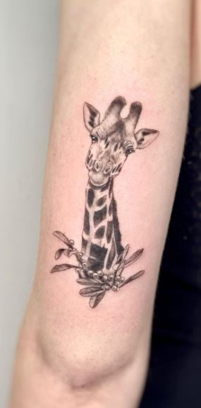 Giraffes tattoo by Ben Kaye  Photo 30791