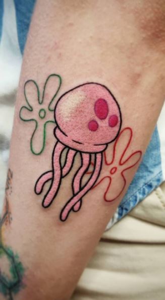 spongebobs jellyfish  Jellyfish drawing Jellyfish tattoo Jellyfish  painting