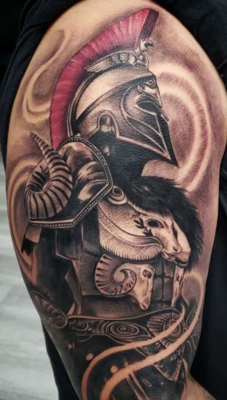 65 Masculine Spartan Tattoos For Men, Spartan Tattoo Ideas and Meaning -  Tattoo Me Now