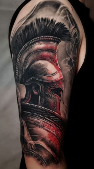 33 Fearsome Spartan Tattoos for Men in 2023