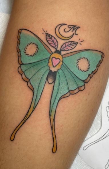 102 Magical Luna Moth Tattoo Ideas and Meanings  Body Art Guru