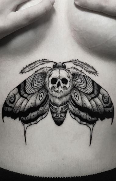 115 Intriguing Moth Tattoo Ideas with Meanings and Celebrities  Body Art  Guru